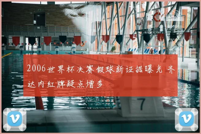 2006世界杯决赛假球新证据曝光 齐达内红牌疑点增多