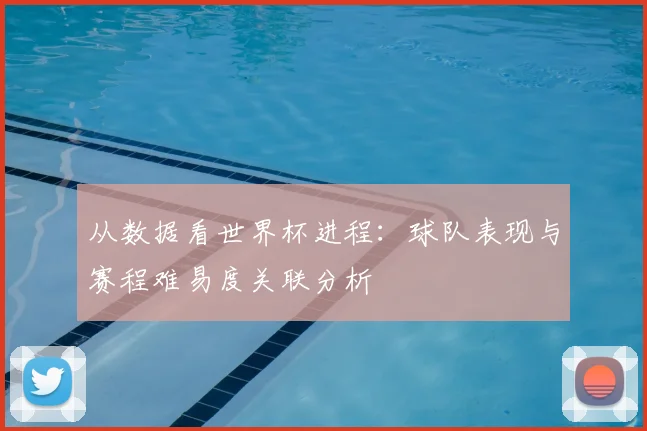 从数据看世界杯进程:球队表现与赛程难易度关联分析